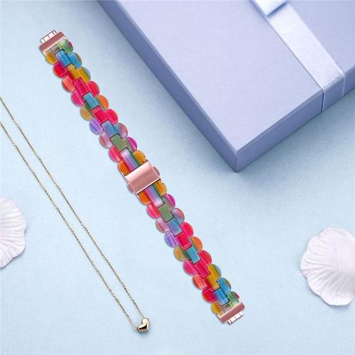New Design Resin Bracelet Strap For Fitbit Inspire 1 2 3 Women Men Watch Band Loop For Fitbit Inspire Hr Wrist Correa