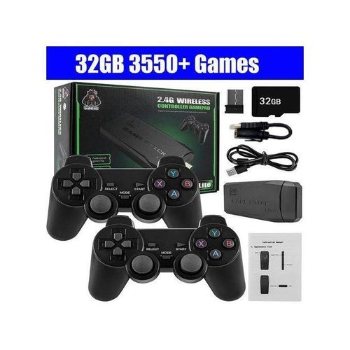 10000 Mini Game Stick XMAS GIFT 4KHD Handle Video Game Console 2.4G Wireless Controller For PS1/FC/GBA 40 Emulator Retro TV Game
