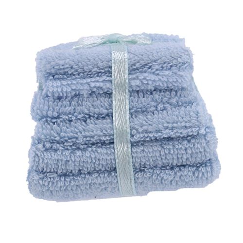 1:12 Miniature Towel Bath Towel Face Towel Set Model Bathroo