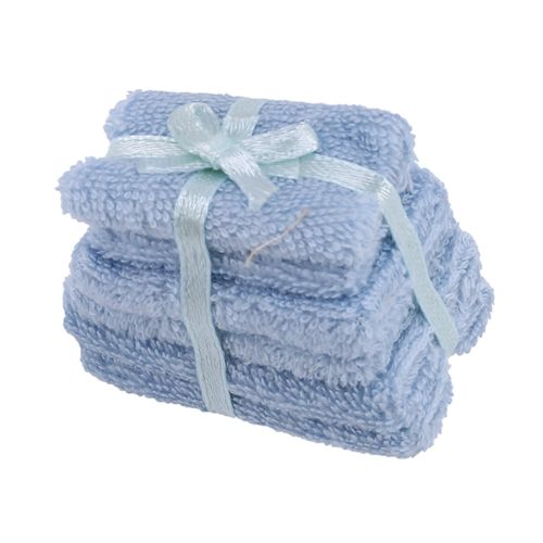 1:12 Miniature Towel Bath Towel Face Towel Set Model Bathroo
