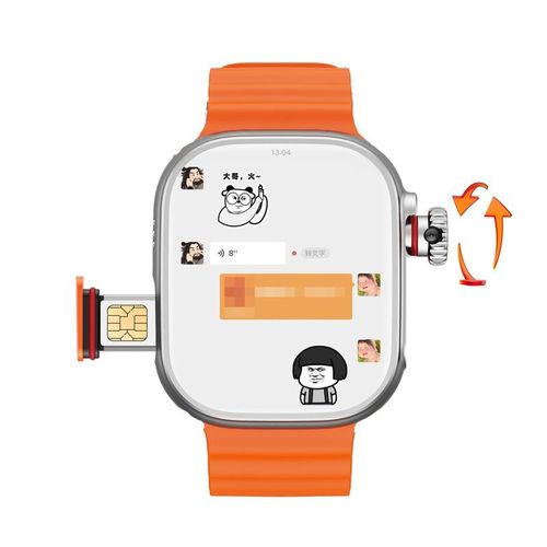 CDS9 S9 Ultra Smart Watch Android 4G Network Simcard 2.2inch 448*528 Amoled Heart Rate Monitor Google Play Store Video Calls
