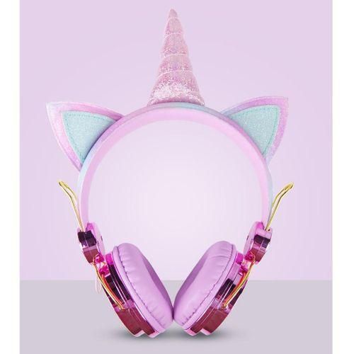 Headphones For Girls Children Teenagers Pink 2