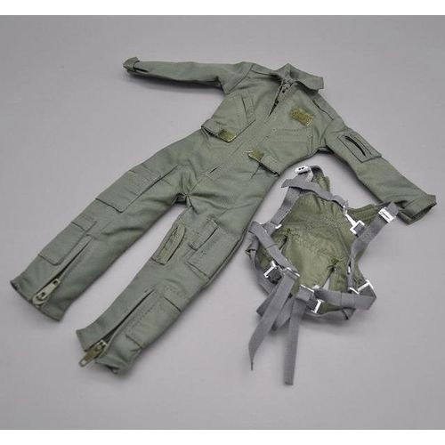 One-piece 1/6 Modern American Special Forces Jumpsuit Aviator Suit Combat Chest for 12 inches Solider Action Figure