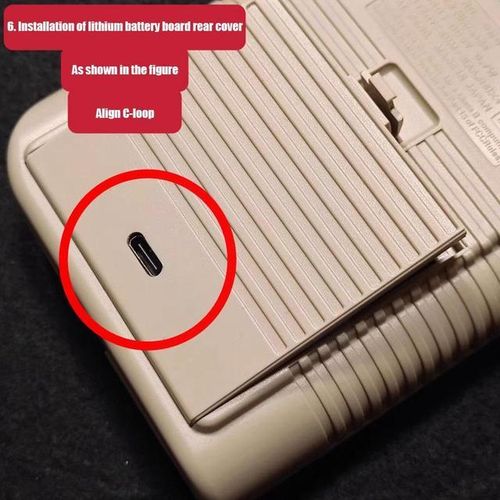 2500mah Rechargeable Usb-C For Nintendo Game Boy Gb Dmg Rechargeable Lithium X6u4