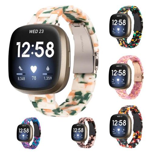 Resin Band For Fitbit Sense 2/sense/versa 4/versa 3 Bands For Women Men Lightweight Bracelet Wristband Versa 3 Strap Accessories
