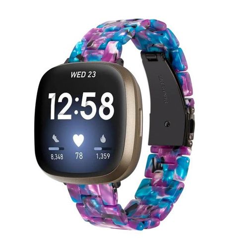 Resin Band For Fitbit Sense 2/sense/versa 4/versa 3 Bands For Women Men Lightweight Bracelet Wristband Versa 3 Strap Accessories