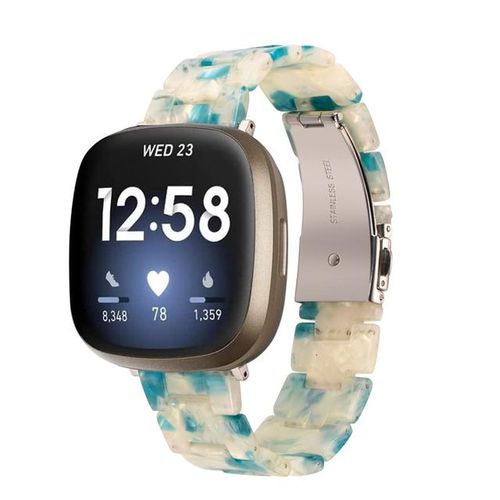 Resin Band For Fitbit Sense 2/sense/versa 4/versa 3 Bands For Women Men Lightweight Bracelet Wristband Versa 3 Strap Accessories