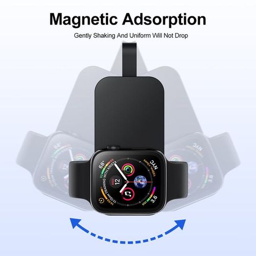 Portable Power Bank For Watch 9 8 7 6 5 4 3 Se Ultra Wireless Charger Magnetic Fast Charging Station