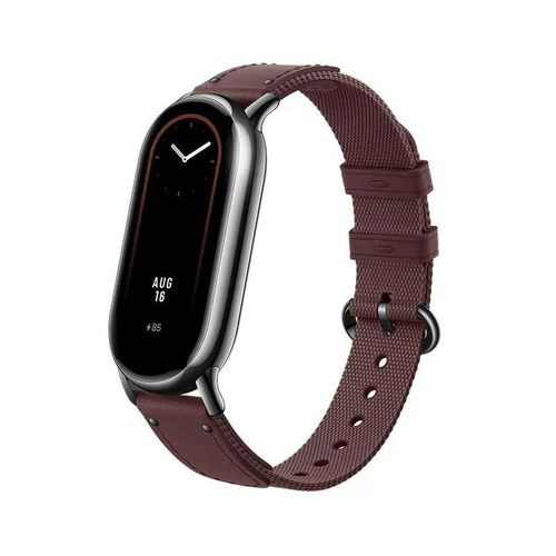 Original Braided Wristbands Strap For Xiaomi Mi Band 8 NFC Leather Nylon Watch Strap