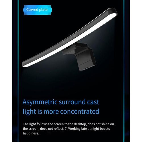 7 Colors Curved Screen Light Bar Led Computer Monitor Rgb Hanging Lamp Monitor Light E-Reading Study On Office Table