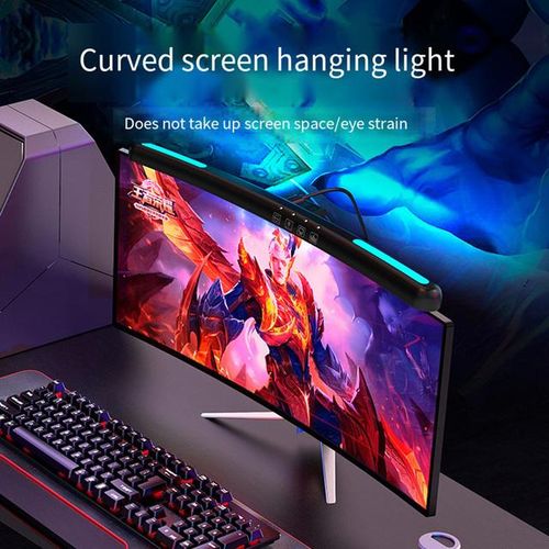 7 Colors Curved Screen Light Bar Led Computer Monitor Rgb Hanging Lamp Monitor Light E-Reading Study On Office Table