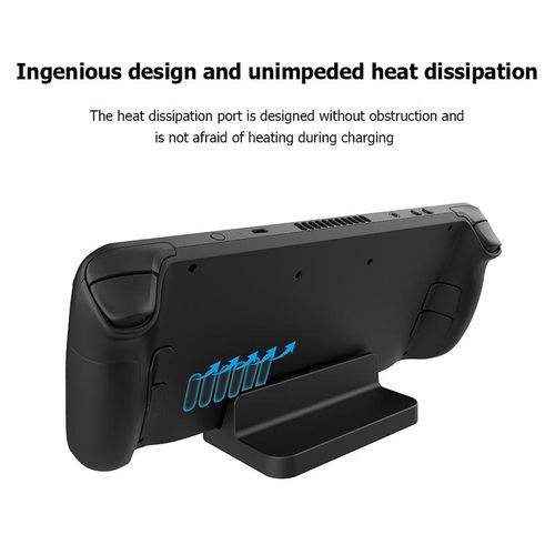 Mobile Phone Display Storage Stand Bracket Black Holder Dock for Steam Deck / NS Switch OLED/Lite / Phone