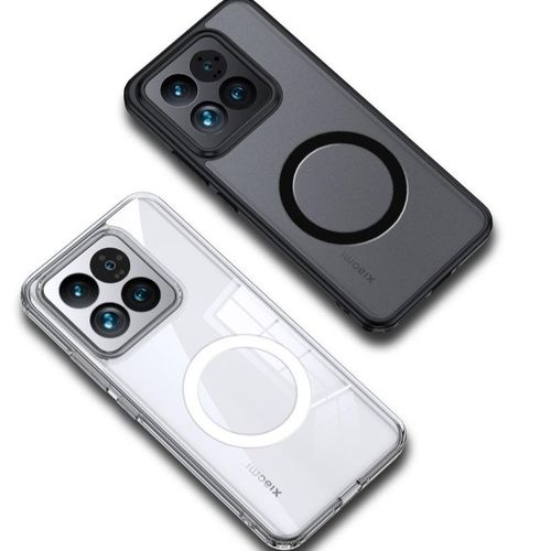 Suitable for Xiaomi 14pro Ice Crystal Armor 13T Frosted Phone Case Redmi Note13 Wireless Charger Drop-Resistant Protective Case
