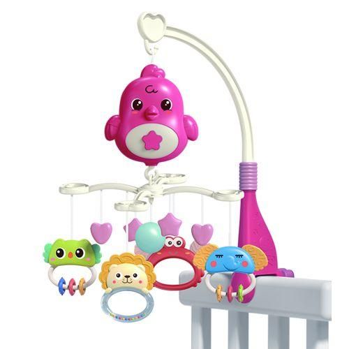 Cute Baby Crib Mobile With Music Star Projection Hanging