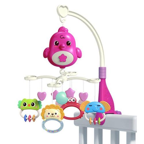 Cute Baby Crib Mobile With Music Star Projection Hanging