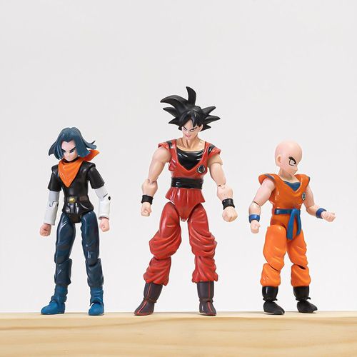 Dragon Ball Anime Son Goku Son Gohan Vegeta Frieza Super Saiyan Anime Action Figure Assembly Model Toys Gift Kids