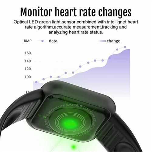 Waterproof Healthy Blood Oxygen Real-time Monitoring Smart Watch