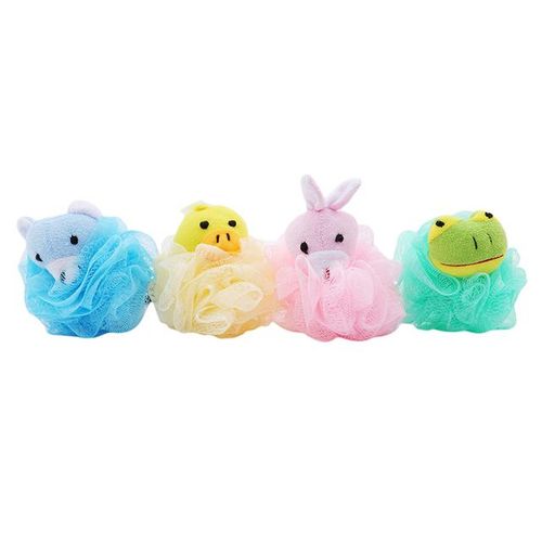 -Shape Infant Shower Sponge Cotton Rubbing Body Wash Towel Brand Newborn Baby Bath Brush Child Shower Bath Product Bath Care