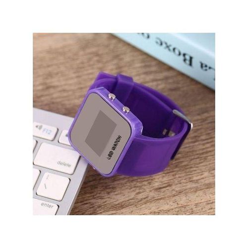 Digital Children Watch Fashion Students Watch Square Shape Watch Dial