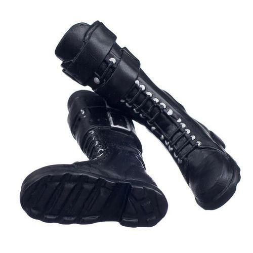 1:6th Combat Boots Women Soldier Uniform Shoes For 12 Inches Black 2