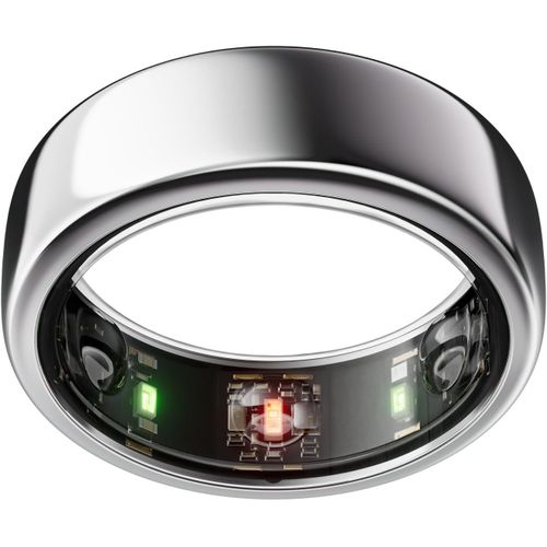 Oura Ring Gen3 Horizon - Silver - Size 8 - Smart Ring - Size First with Oura Ring Gen3 Sizing Kit - Sleep Tracking Wearable - Heart Rate - Fitness Tracker - 5-7 Days Battery Life