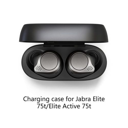 Wireless Earphones Charging Case For Jabra Elite 75t/elite Active 75t Bluetooth Earbuds Charger Box Dust-Proof Charging Case