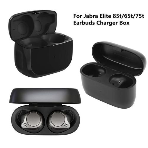 Wireless Earphones Charging Case For Jabra Elite 75t/elite Active 75t Bluetooth Earbuds Charger Box Dust-Proof Charging Case