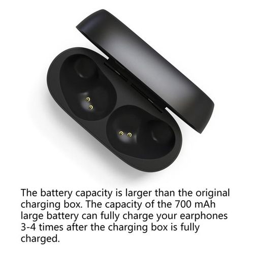 Wireless Earphones Charging Case For Jabra Elite 75t/elite Active 75t Bluetooth Earbuds Charger Box Dust-Proof Charging Case