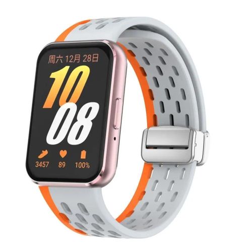 Magnetic Strap For Samsung Galaxy Fit 3 SmartWatch Replacement Bracelet Silicone Buckle