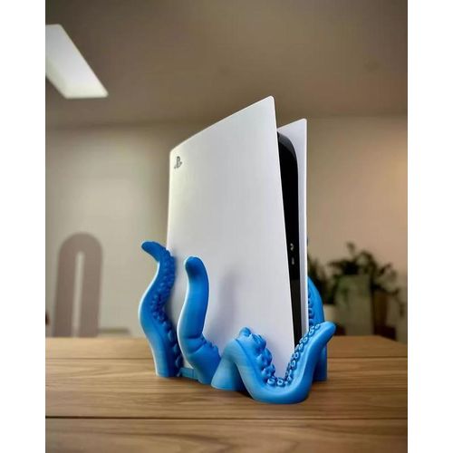 For Xbox Series X and PS5 Console Holder Octopus Decoration Game Console Stand Base Accessories