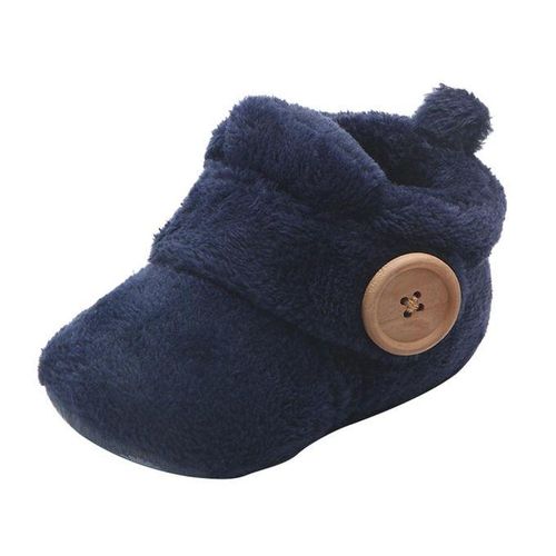 Baby Toddler Warm Shoes Boy Girl&rsquo;s Prewalker 0-6Months Dark Blue