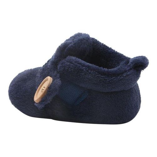 Baby Toddler Warm Shoes Boy Girl’s Prewalker 0-6Months Dark Blue