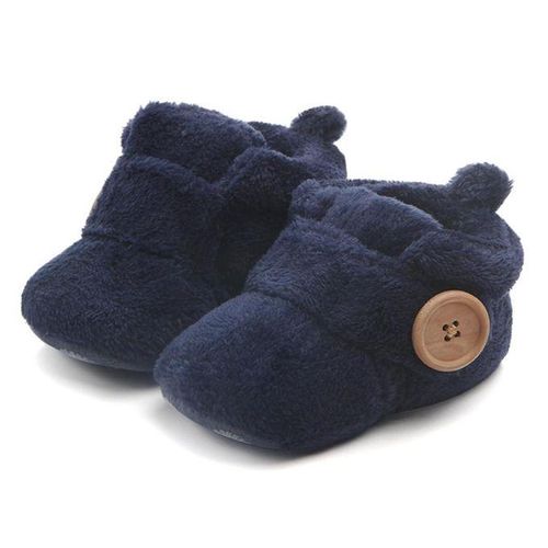 Baby Toddler Warm Shoes Boy Girl’s Prewalker 0-6Months Dark Blue