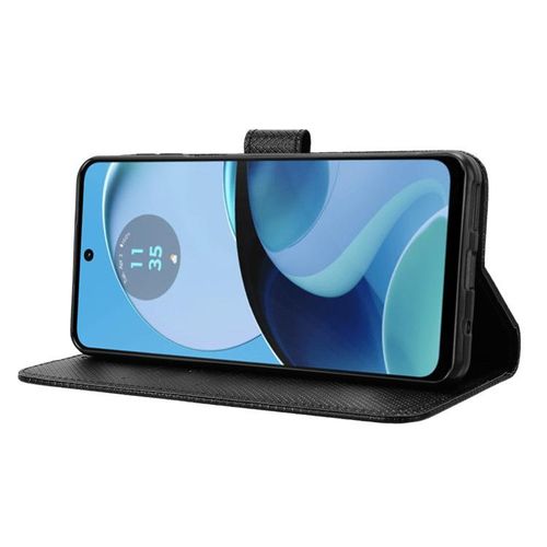 Suitable for Motorola G84 Phone Case Motorola G54/G14 Diamond Pattern Leather Case G64 Flip Card 24
