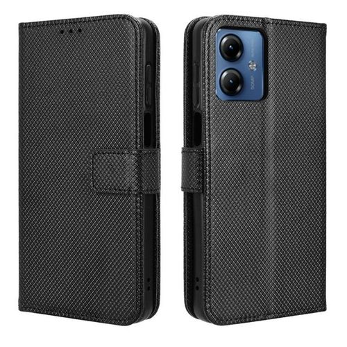 Suitable for Motorola G84 Phone Case Motorola G54/G14 Diamond Pattern Leather Case G64 Flip Card 24