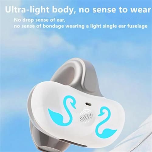 Wireless clip-on headphones 5.3 air conduction earbuds open wireless headphones bone conduction headphones