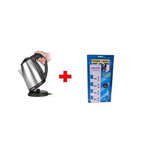 Scarlet Electric Kettle - 2Litres + 4 Way Extension