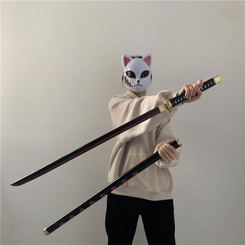 FC 104cm Cosplay 1:1 Anime One Piece Roronoa Zoro Aki Mizu Katana Safety PU Ninja Samurai Toy