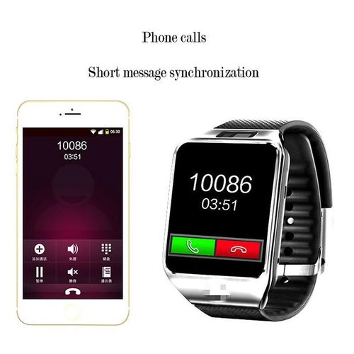 2023 DZ09 Touch Screen Smart Watch with Camera SIM Card Smart Watch for IOS Android Phones