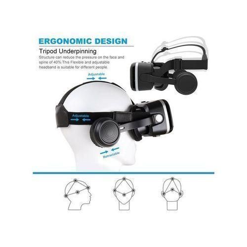 Vr Helmet 3D Box VR Bluetooth Headset VR Glasses Bsuit Black