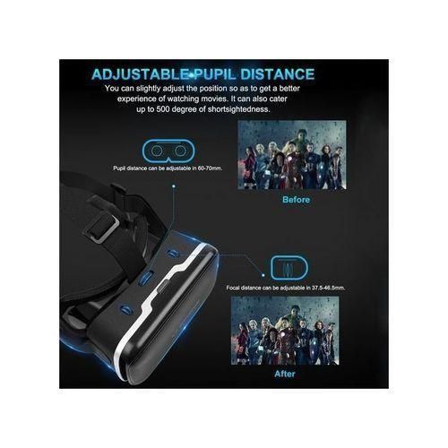 Vr Helmet 3D Box VR Bluetooth Headset VR Glasses Bsuit Black