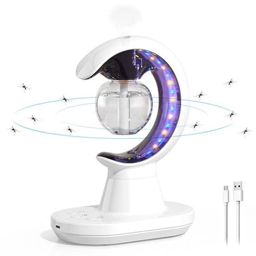 2 In 1 Mosquito Repellant And Humidifier With Colourful Lights Sold Without Mosquito Liquid-Multicolour