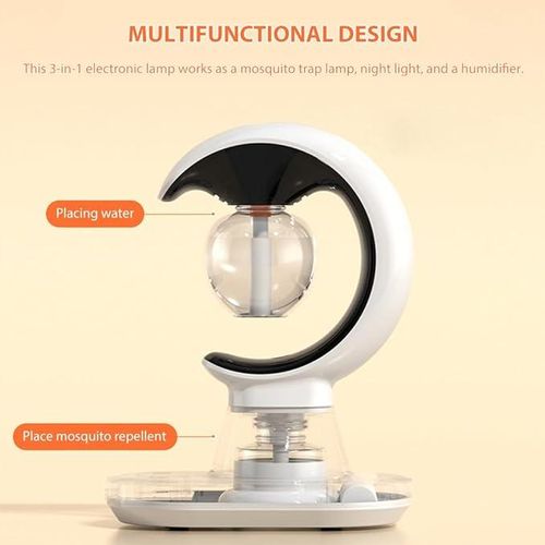 2 In 1 Mosquito Repellant And Humidifier With Colourful Lights Sold Without Mosquito Liquid-Multicolour