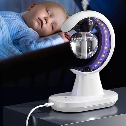 2 In 1 Mosquito Repellant And Humidifier With Colourful Lights Sold Without Mosquito Liquid-Multicolour