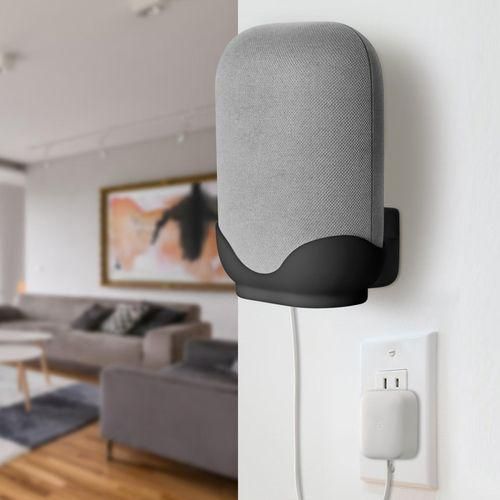 Portable Wall Mount Shelf Holder Stand For Bedroom Black