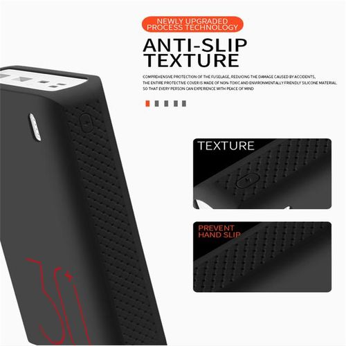Silicone Protective Case For 30000mah Sense 8 / 8f / 8 Power Bank Soft Silicone Anti-Impact/skid Cover Power Bank Skin
