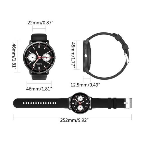 Zl02pro Smartwatch For Men And Women 100sports Modes And Sedentary Reminder Call Message Weather Alarm Clock
