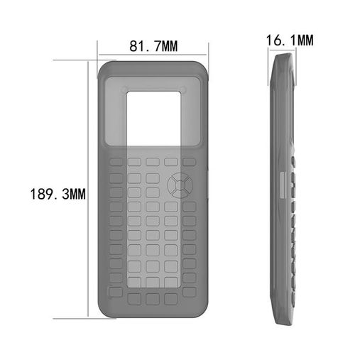 New Soft Protective Silicone Case For Texas Instruments Ti-84 Plus Ce Calculator Full Cover Scratch-Proof Dust-Proof Handbag