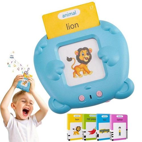 Electronic Early Education Machine 112 PCS Talking Flashcards See And Spell Learning Toy Montessori Toys Flash Cards For 2