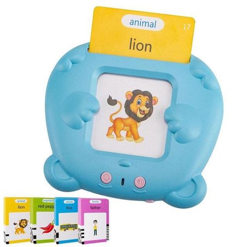 Electronic Early Education Machine 112 PCS Talking Flashcards See And Spell Learning Toy Montessori Toys Flash Cards For 2